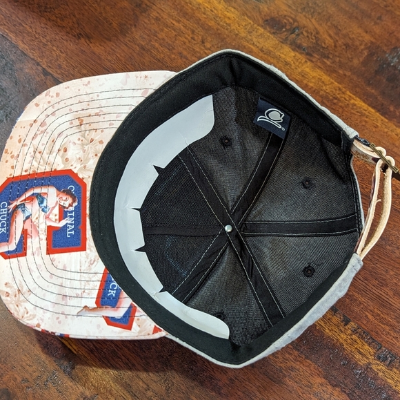 New Original Chuck Pin-up Girl Hat Baseball Cap Flat Brim Adjustable - Picture 2 of 7